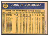 1970 Topps Baseball #655 John Roseboro Senators EX-MT 507807