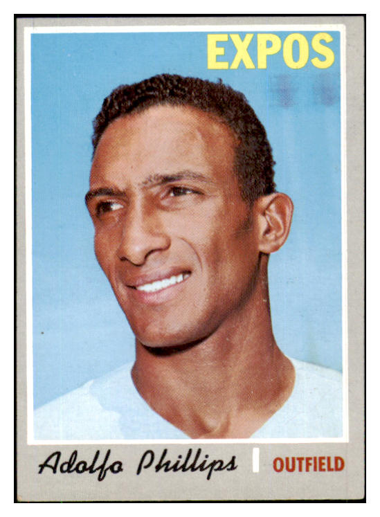 1970 Topps Baseball #666 Adolfo Phillips Expos EX-MT 507810