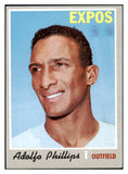 1970 Topps Baseball #666 Adolfo Phillips Expos EX-MT 507810