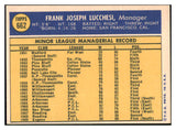 1970 Topps Baseball #662 Frank Lucchesi Phillies EX-MT 507832