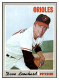 1970 Topps Baseball #674 Dave Leonhard Orioles EX-MT 507838