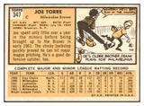 1963 Topps Baseball #347 Joe Torre Braves VG-EX 507844