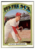 1972 Topps Baseball #662 Stan Bahnsen White Sox EX-MT 507853