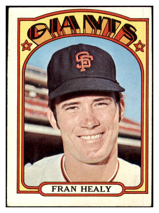 1972 Topps Baseball #663 Fran Healy Giants EX-MT 507854