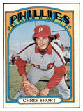 1972 Topps Baseball #665 Chris Short Phillies EX-MT 507855