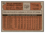 1972 Topps Baseball #669 Willie Crawford Dodgers EX-MT 507857