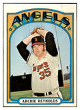 1972 Topps Baseball #672 Archie Reynolds Angels EX-MT 507859