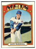 1972 Topps Baseball #673 Dave Marshall Mets EX-MT 507860