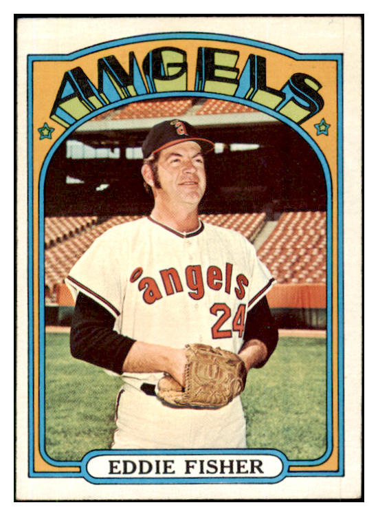 1972 Topps Baseball #689 Eddie Fisher Angels EX-MT 507867