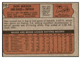 1972 Topps Baseball #739 Don Mason Padres EX-MT 507885