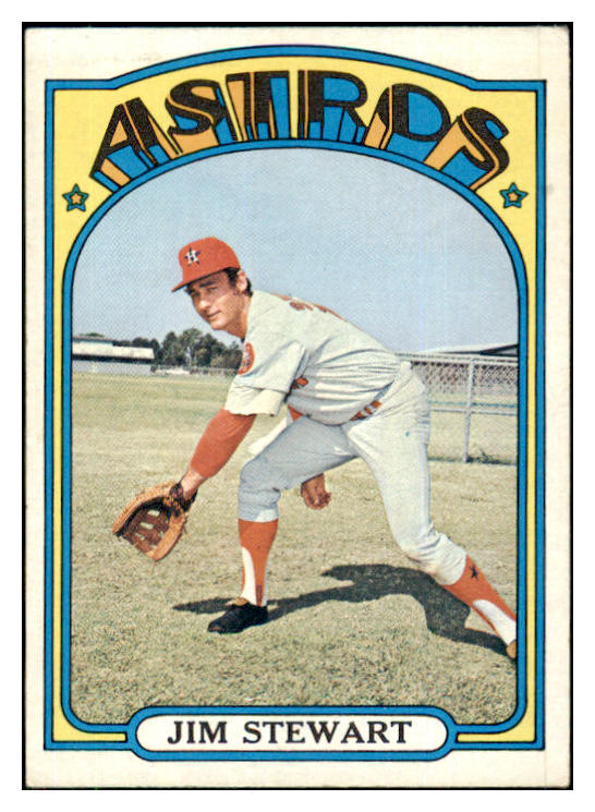 1972 Topps Baseball #747 Jim Stewart Astros EX-MT 507889