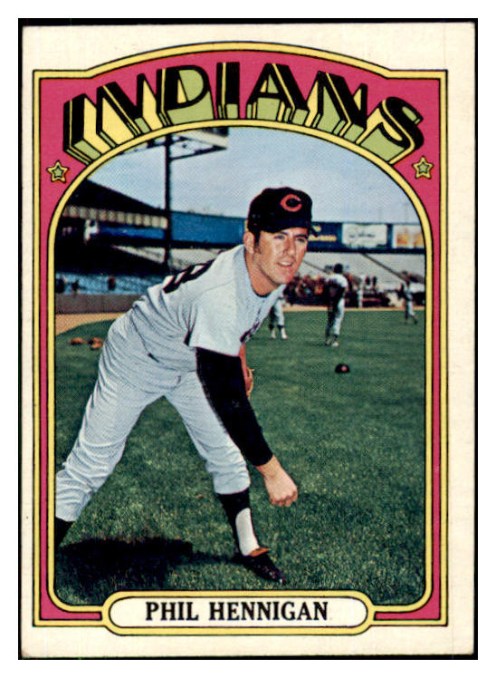 1972 Topps Baseball #748 Phil Hennigan Indians EX-MT 507890