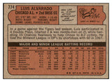 1972 Topps Baseball #774 Luis Alvarado White Sox EX-MT 507895