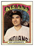 1972 Topps Baseball #784 Ken Aspromonte Indians EX-MT 507898