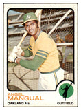 1973 Topps Baseball #625 Angel Mangual A's EX-MT 507932