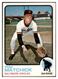 1973 Topps Baseball #631 John Matchick Orioles EX-MT 507935