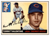 1955 Topps Baseball #044 Corky Valentine Reds EX-MT 507945