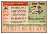 1955 Topps Baseball #044 Corky Valentine Reds EX-MT 507945