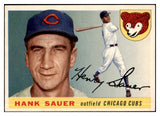 1955 Topps Baseball #045 Hank Sauer Cubs EX-MT 507946