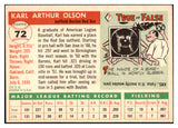 1955 Topps Baseball #072 Karl Olson Red Sox EX-MT 507952