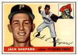 1955 Topps Baseball #073 Jack Shepard Pirates EX-MT 507953