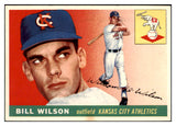 1955 Topps Baseball #086 Bill Wilson A's EX-MT 507957