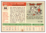 1955 Topps Baseball #086 Bill Wilson A's EX-MT 507957