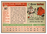 1955 Topps Baseball #087 Frank House Tigers EX-MT 507958