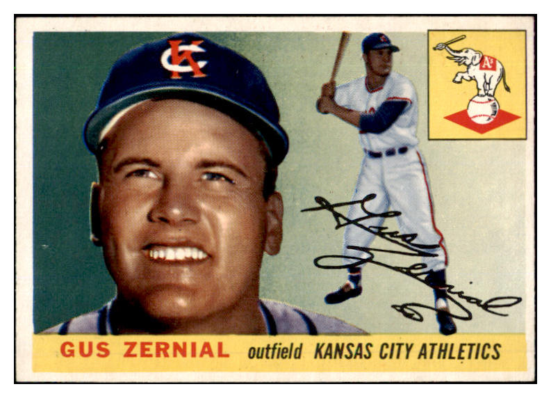 1955 Topps Baseball #110 Gus Zernial A's EX-MT 507967