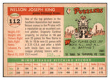 1955 Topps Baseball #112 Nelson King Pirates EX-MT 507969