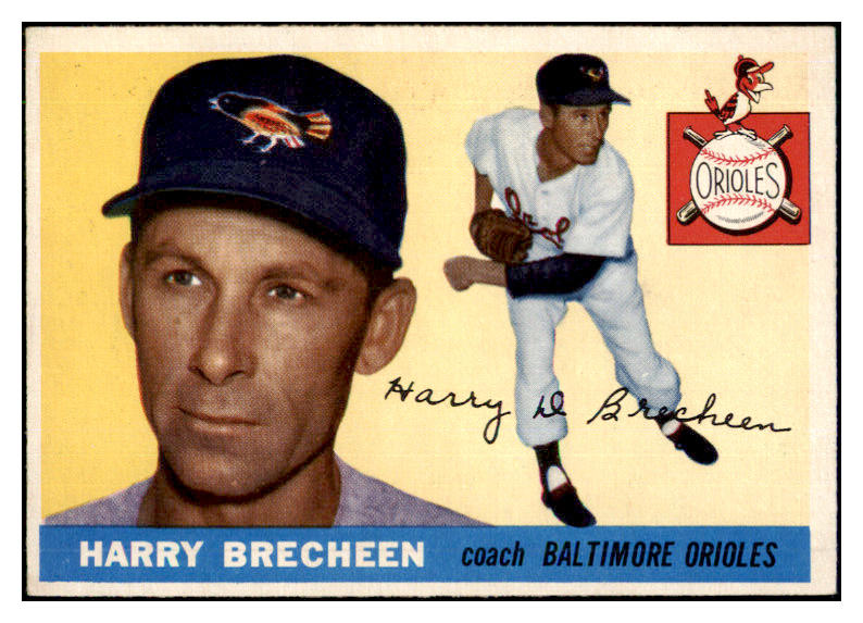 1955 Topps Baseball #113 Harry Brecheen Orioles EX-MT 507970