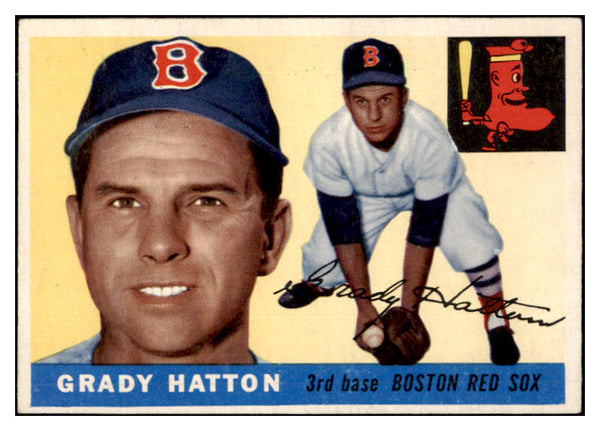 1955 Topps Baseball #131 Grady Hatton Red Sox EX-MT 507979