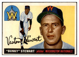 1955 Topps Baseball #136 Bunky Stewart Senators EX-MT 507981