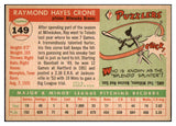 1955 Topps Baseball #149 Ray Crone Braves EX-MT 507989