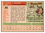 1955 Topps Baseball #046 Ted Kazanski Phillies EX-MT 507999