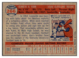 1957 Topps Baseball #266 Ken Kuhn Indians EX 508004