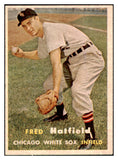 1957 Topps Baseball #278 Fred Hatfield White Sox NR-MT 508017