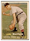 1957 Topps Baseball #278 Fred Hatfield White Sox EX-MT 508019