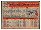 1957 Topps Baseball #278 Fred Hatfield White Sox EX-MT 508019