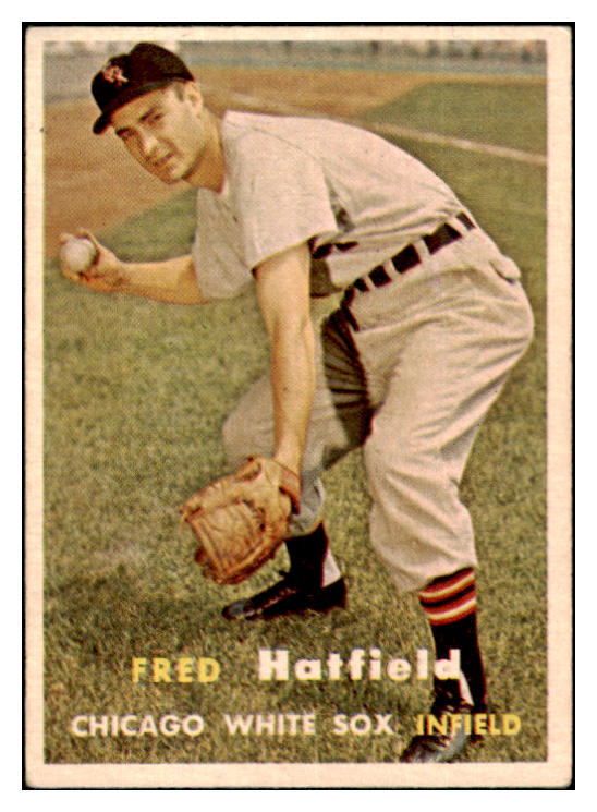 1957 Topps Baseball #278 Fred Hatfield White Sox EX 508020