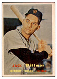 1957 Topps Baseball #282 Jack Dittmer Tigers EX-MT 508023