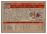 1957 Topps Baseball #282 Jack Dittmer Tigers EX 508025