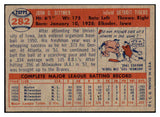 1957 Topps Baseball #282 Jack Dittmer Tigers VG-EX 508027