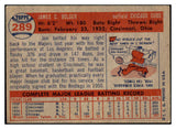 1957 Topps Baseball #289 Jim Bolger Cubs EX 508038