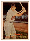 1957 Topps Baseball #298 Irv Noren A's EX-MT 508046