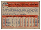 1957 Topps Baseball #310 Max Surkont Giants EX-MT 508068