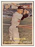 1957 Topps Baseball #311 Al Pilarcik Orioles NR-MT 508074