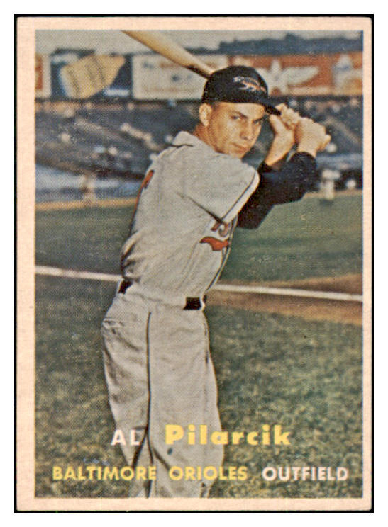 1957 Topps Baseball #311 Al Pilarcik Orioles EX-MT 508076