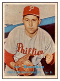 1957 Topps Baseball #314 Ed Bouchee Phillies EX-MT 508081