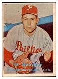 1957 Topps Baseball #314 Ed Bouchee Phillies VG-EX 508085